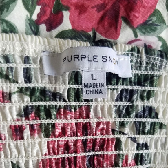 ♛ Purple Snow Dress Size M/L - Picture 5 of 6